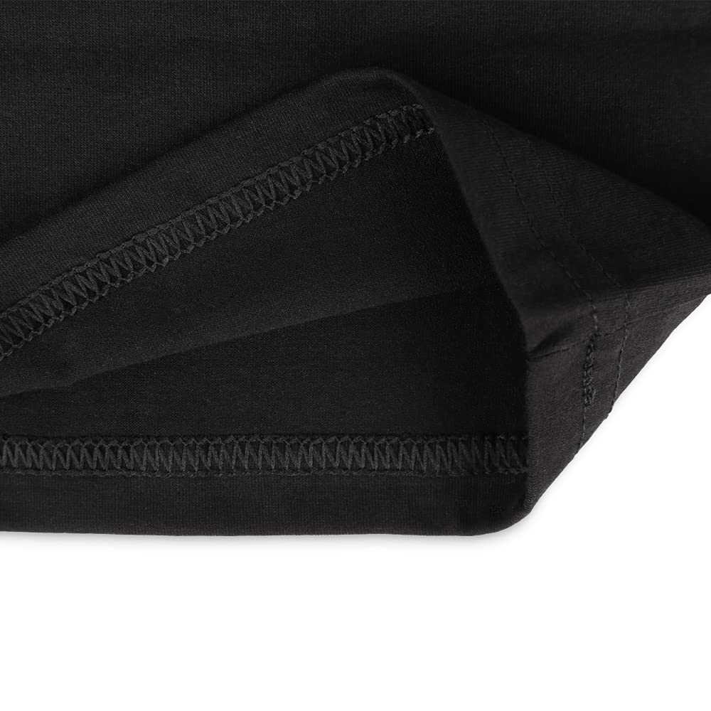 TEXFIRE - T-Shirt à Manches Longues Noir Ignifuge. Protection du Soudeur Contre Le Froid, la Chaleur et Les étincelles de soudage.