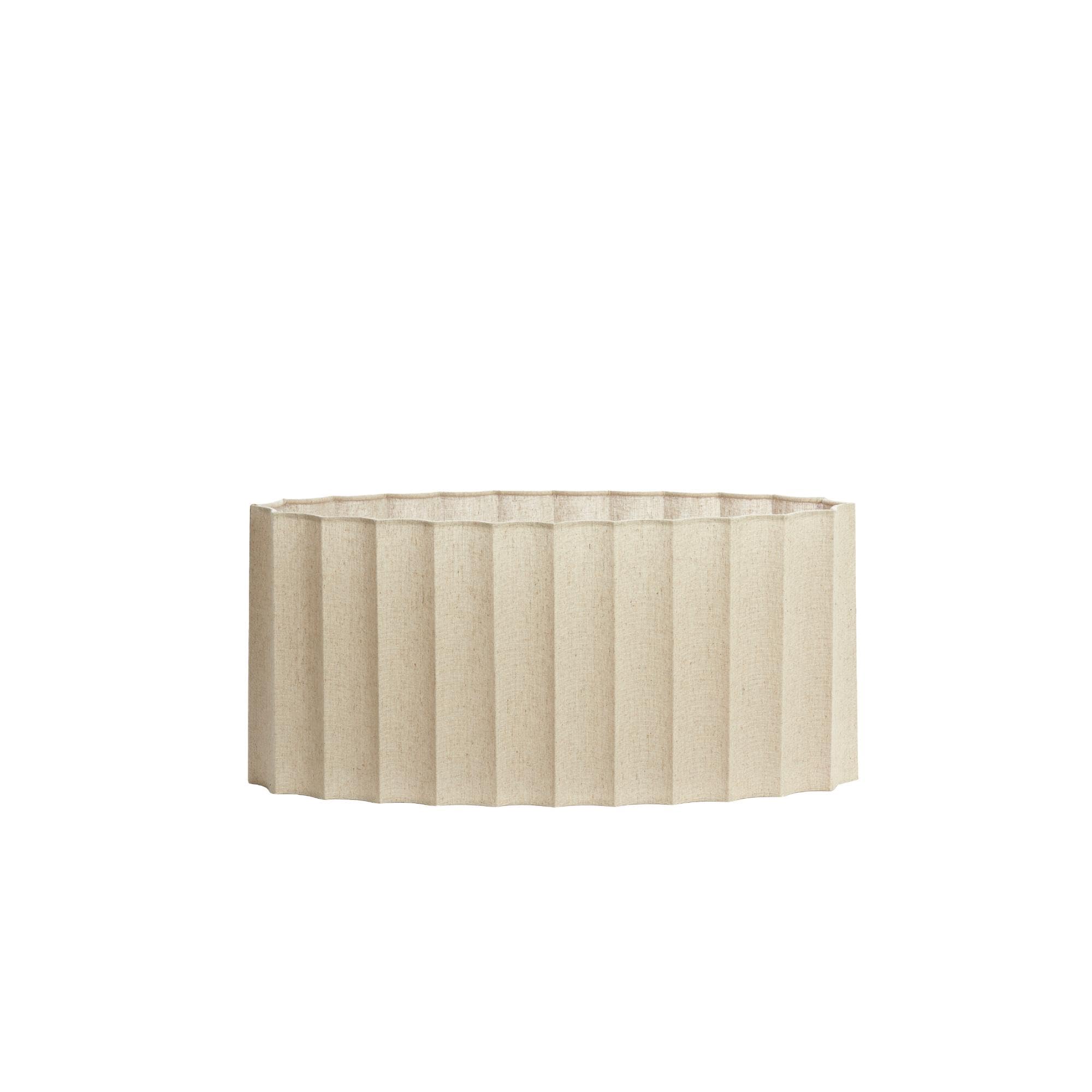 Light & Living Lampenschirm oval Disli - Creme - 58x24x27cm | Oval - Modern - Textilien