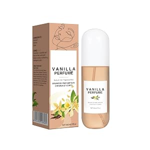 Vanilla Hair and Body Spray Long Lasting Fragrance Mist for Skin Travel Size Perfume Spray Charming Christmas Gifts