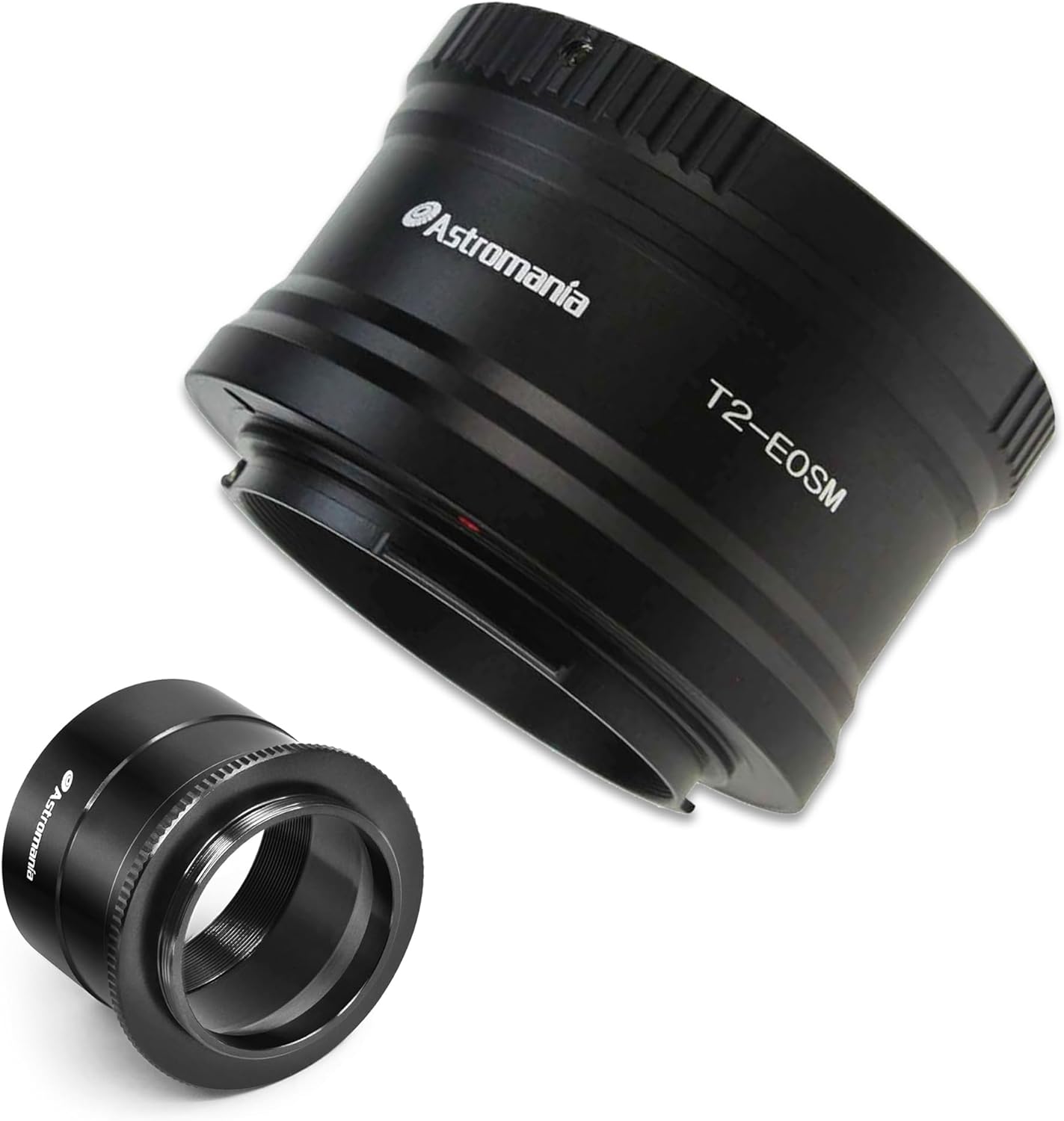 Astromania 2" T-2 Focal Camera Adapter Ⅱ for SLR Cameras - Bundle with - Canon EOS-M T2 Mount Lens Adapter