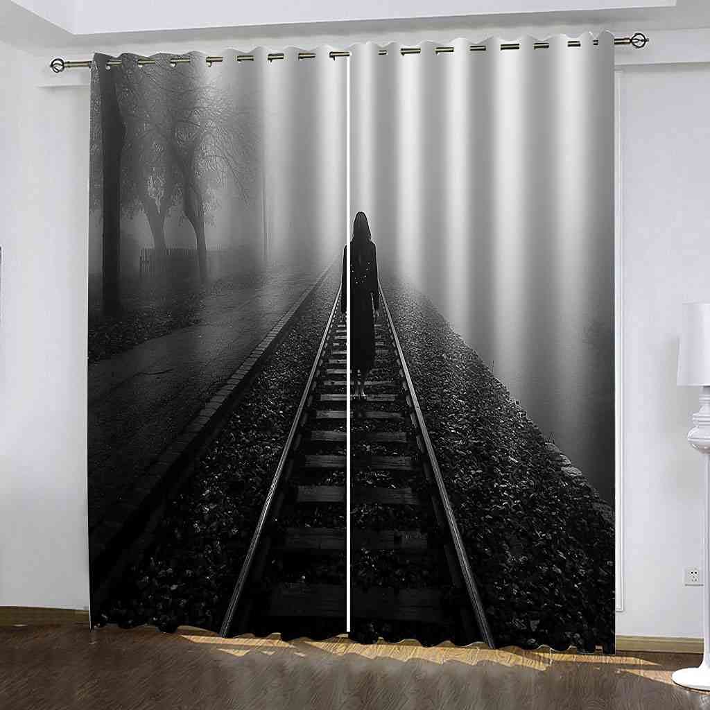 Rideaux occultants anti bruit et lumière pour chambre d'enfant 3D