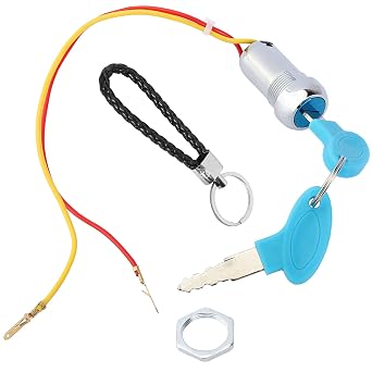 Universal 2 Wires Ignition Key Switch for Motorcycle ATV Electric Bicycle Quad Electric Scooter Go Kart Moped Buggy Choppers Pocket Pit Dirt Mini Super Bike