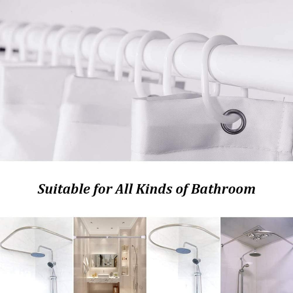 4 Pcs Happy Thanksgiving Shower Curtain Sets with Non-Slip Rug, Toilet Lid Cover and Bath Mat, Maple Leaf Shower Curtain with 12 Hooks Christmas Bathroom Sets Decorations
