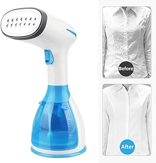 Cadrim Clothes Steamer, Handheld Garment Steamer 1500W 280ml Travel Steam Vertical Strong Steam Iron Auto Cut-Off Powerful For Home, Office & Travel