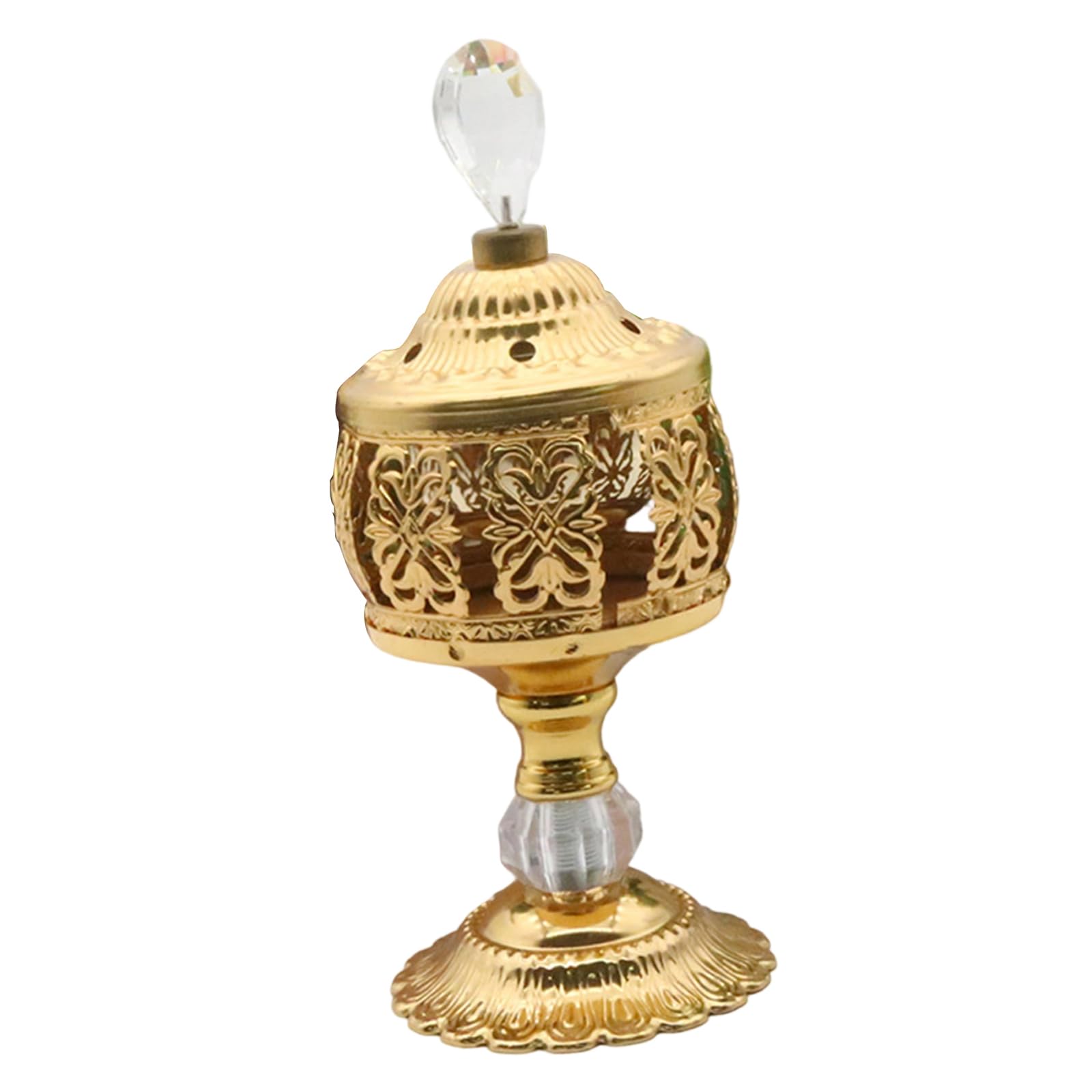 Vintaged Finish Burning Tray for Aromatherapies Home Decoration Metal Stand Holder Metal Frankincense Holder