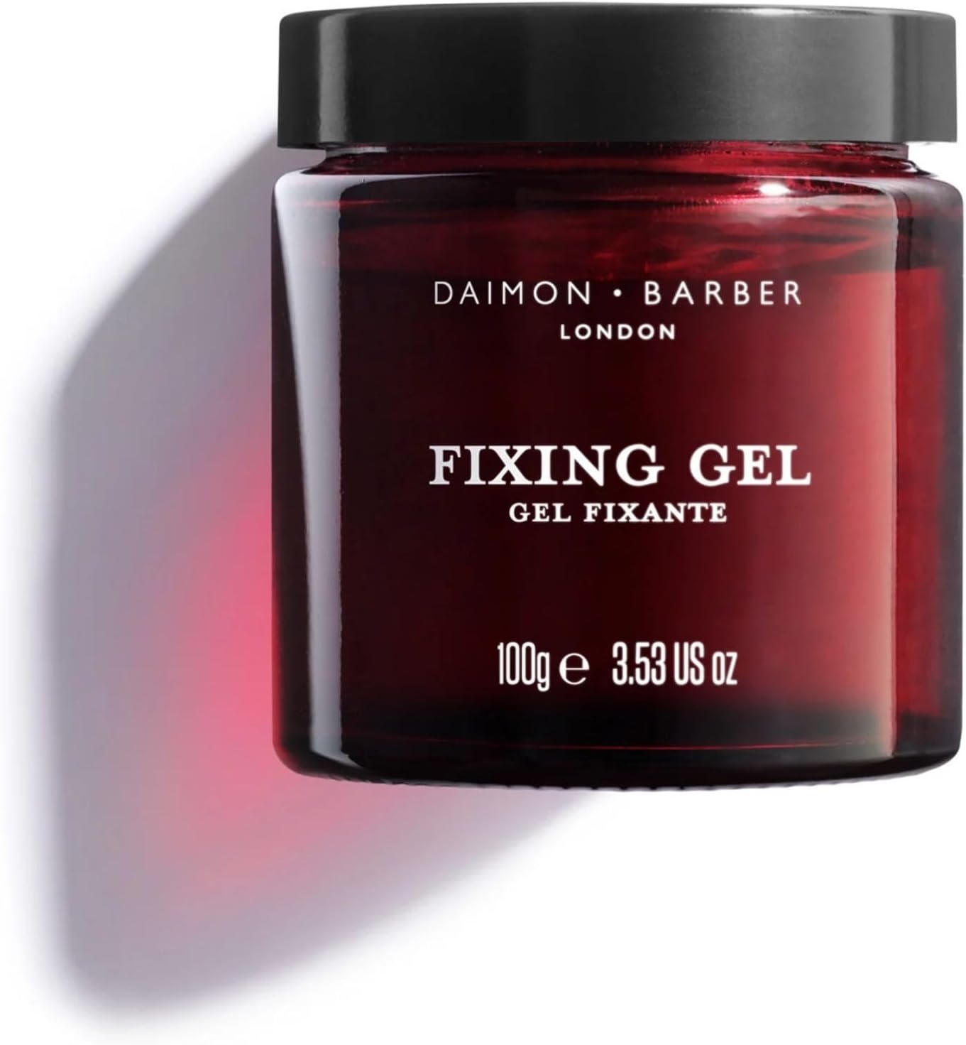 Wax and Oil Based Fixing Gel, Medium to Low Shine and Super Strong Hold Hairstyling Gel for Men, Ideal for High and Tight Hair Styles and Slicks, for All Hair Types, Oudh Scent 100g