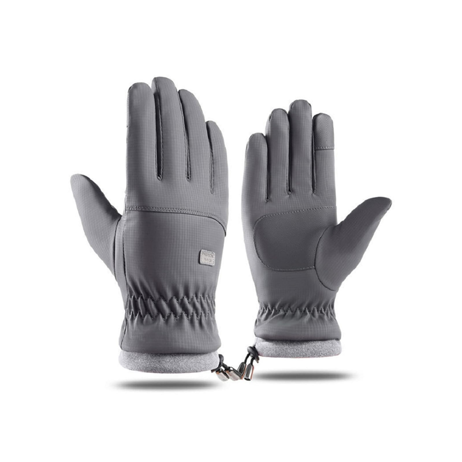 Guantes de esquí de Invierno para Hombre, Resistentes al Viento, para Mantener el Calor, Dedos con Pantalla táctil, Ligeros, Antideslizantes, Suaves, para Ciclismo