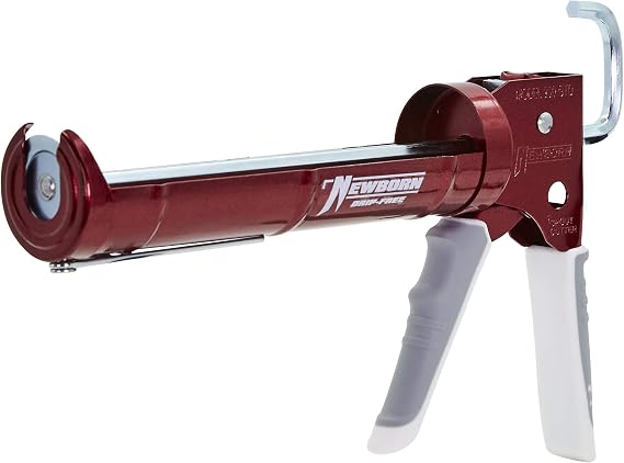 Sika Anchorfix-2 Super Strength Anchoring Adhesive (10.1 fl Oz) and Newborn 930-GTD Drip-Free Smooth Hex Rod Cradle Caulking Gun