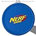 Nerf Dog Nylon Flyer Dog Toy, Flying Disc, Lightweight, Durable and Water Resistant, Great for Beach and Pool, 9 inch diameter, for Medium/Large Breeds, Single Unit, Blue