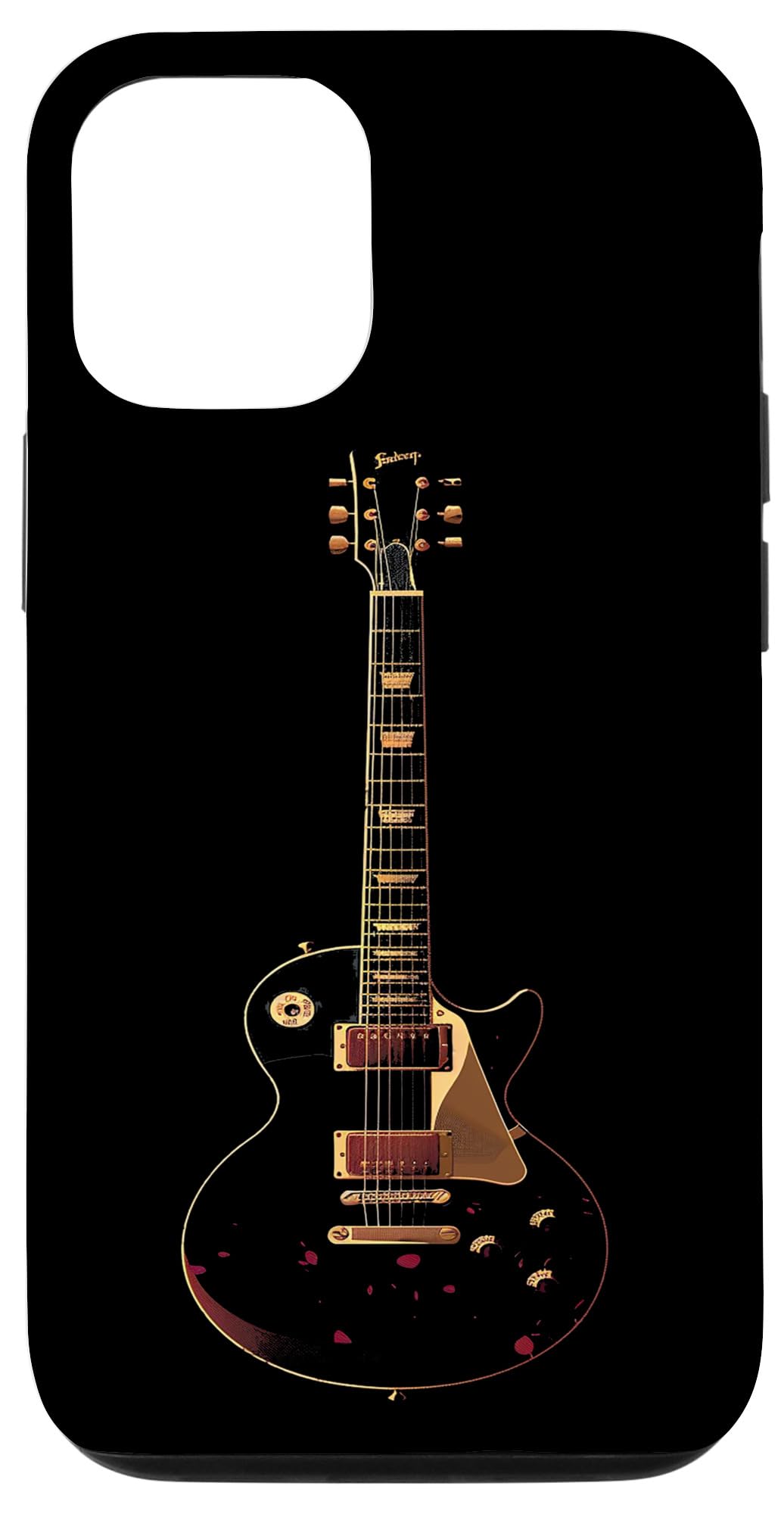 Electric Guitar Vector Case for iPhone 12/12 Pro