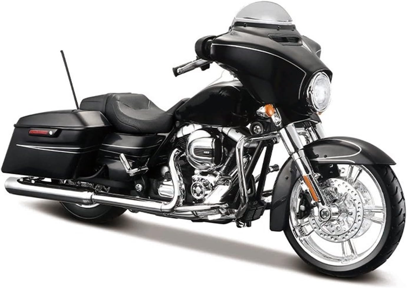 HTASFCI Motorcycle Model Compatible with Harley-Davidson, 2015 Street Glide Special, 2017 Road King, 1:12 Classic Static Die-Cast Motorcycle Model Gift Simulation Vehicle(2015)