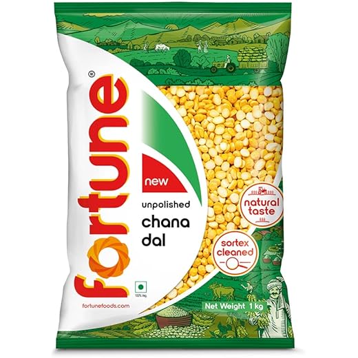 Fortune Chana Unpolished 1kg 1 kg