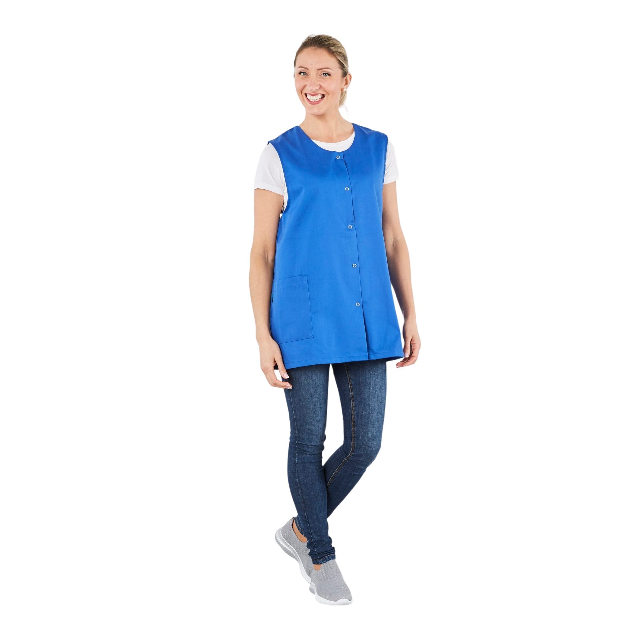 Hurry Jump Tablier Ménage Blouse Femme de ménage sans manches