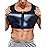 SHAPERIN Sweat Vest for Men Zipper Sauna Vest Tank Top, Mens Waist Trainer Body Slimming Workout Body Shaper (Black,Large)