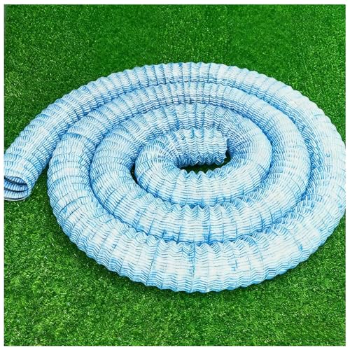 2/3/4/6/8/10/12 Inch French Drain Pipe Perforated Outdoor Soft Infiltration Drains Pipe Non Woven Fabric Flexible Drain Pipes Outdoor for Yard/Lawn/Patio/Landscape L 6m(19.7ft) 3in