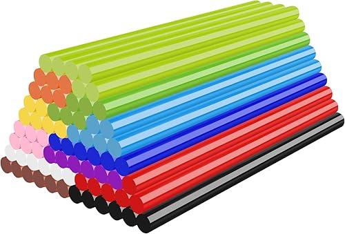 Miniatura 20 de ENPOINT Barras de pegamento caliente marrón tamaño completo, 8 pulgadas de largo x 0.43 pulgadas de diámetro, paquete de 36 barras de pegamento