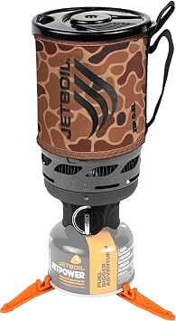 JETBOIL 1824350 Outdoor Cooker, Gas Burner, Jetboil Zip, 0.2 gal 0.8 L, Duck Camo DCCM