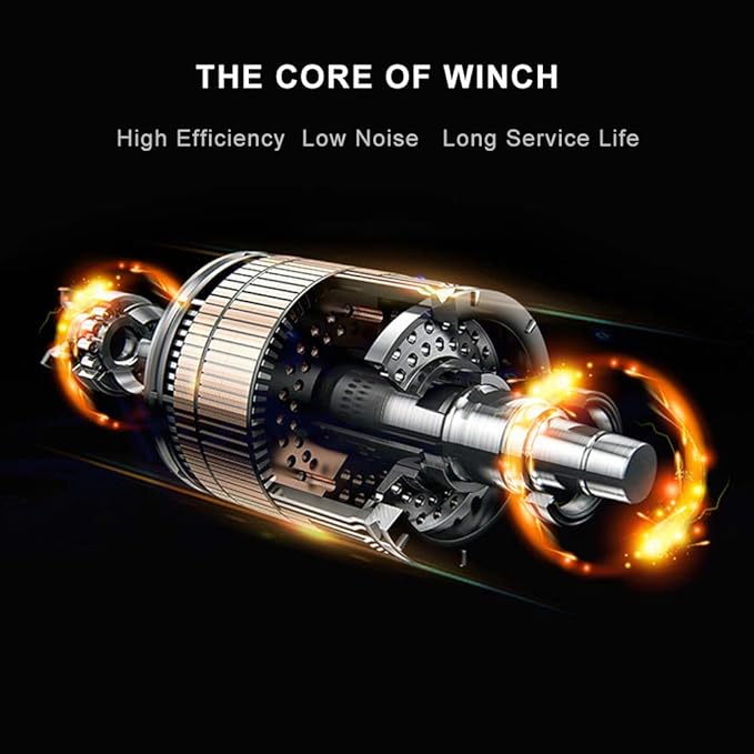Winche Eléctrico 12V 12000LBS Cable de Acero para Jeep SUV miniatura 6