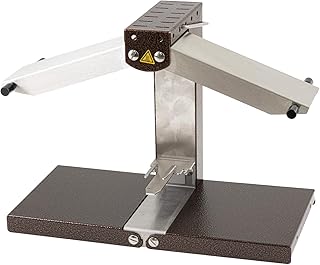 BRON COUCKE - Commercial Raclette Cheese Melter "Brézière"- Traditional French Raclette For Quarter Wheel – 4-Person - Adjustable Heating Rods - Foldable - Safety Switch - 110V