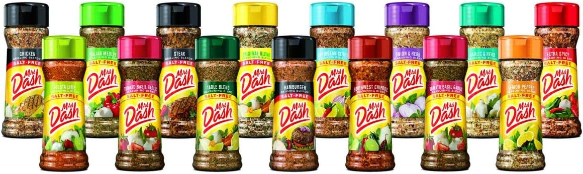 Mrs Dash Complete Salt Free Seasoning Blends Variety Pack - 14 Flavors