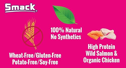 Miniatura 4 de Smack Pet Food - Alimento orgánico crudo deshidratado para perros, sin granos, sin gluten, alimentos crudos para perros (pollo con bayas, 8.8 onzas)