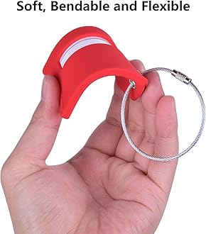 Ovener Silicone Luggage Tag With Name ID Card Perfect to Quickly Spot Luggage Suitcase (Plane 5Pcs Multicoloured)