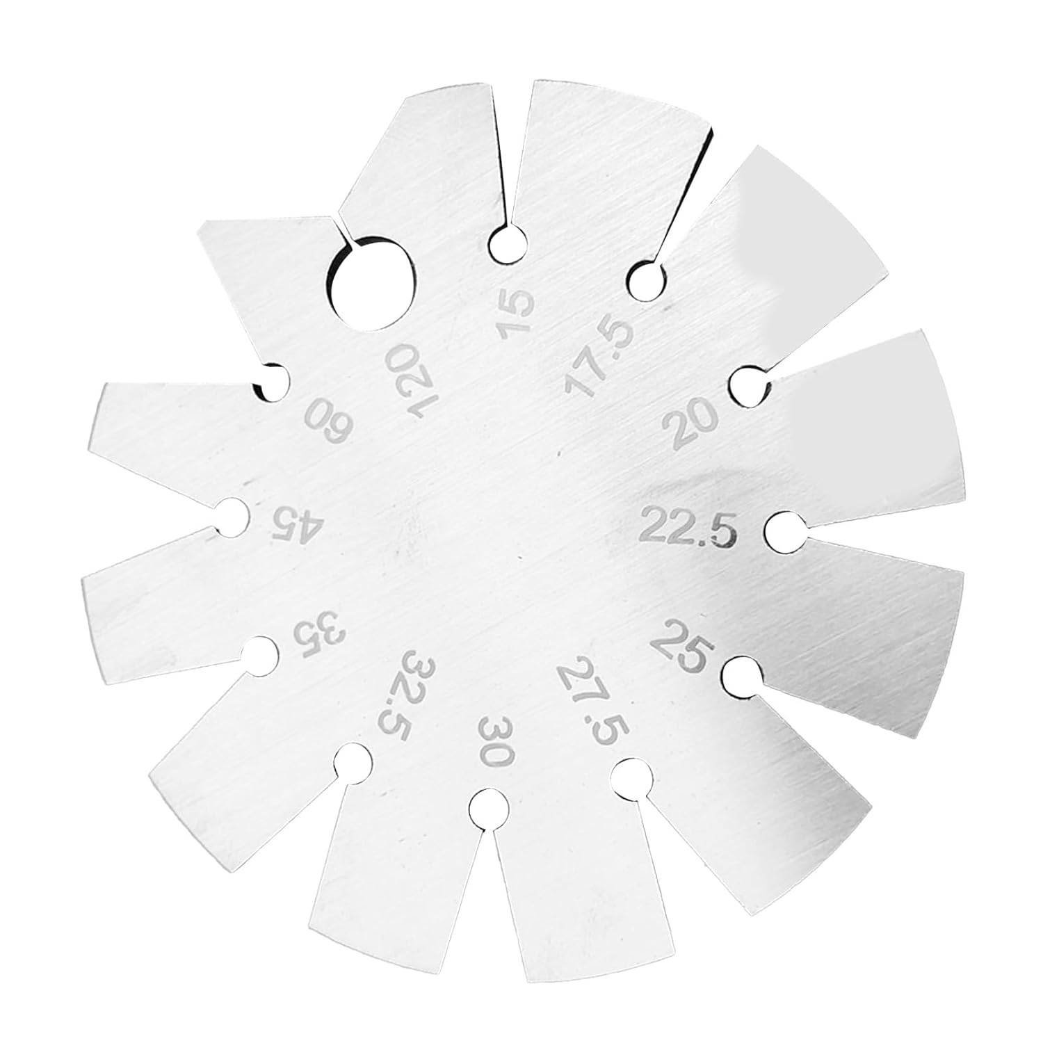 Aladeno Angle Pattern Gauge Metal Angle Finder Round Shape Bevel Angle Finder Woodworking Protractor Angle Gauge Tool Bevel Gauge for Chisel Plane Blade Measuring, Aladenoxatnbk78y5