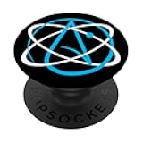 ATHEIST LOGO Atheism Agnostic Symbol Science Atom PopSockets PopGrip: Swappable Grip for Phones & Tablets