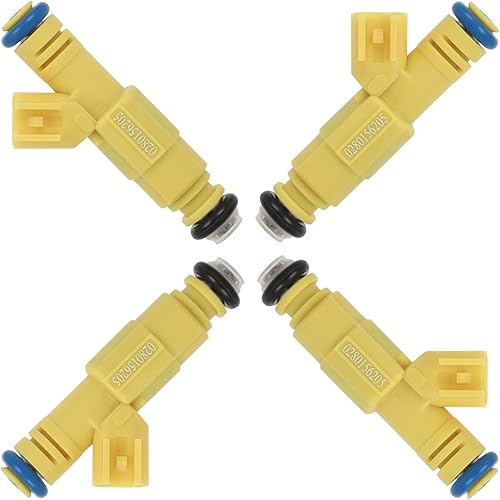 Miniatura 111 de Inyectores de combustible SCITOO de 4 agujeros aptos para 2006-2009 para Volvo para C70 2.5L, 2001-2003 2005-2009 para Volvo para S60 2.4L