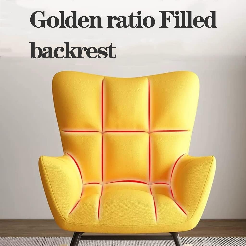 Rocker Glider Chair Rocking Chair for Nursery Modern Teddy Fabric Nursing Chair for Mom and Baby,Accent Upholstered Rocker Glider Chair with High Backrest for Bedroom Living Room ( Color : Gray-3 )