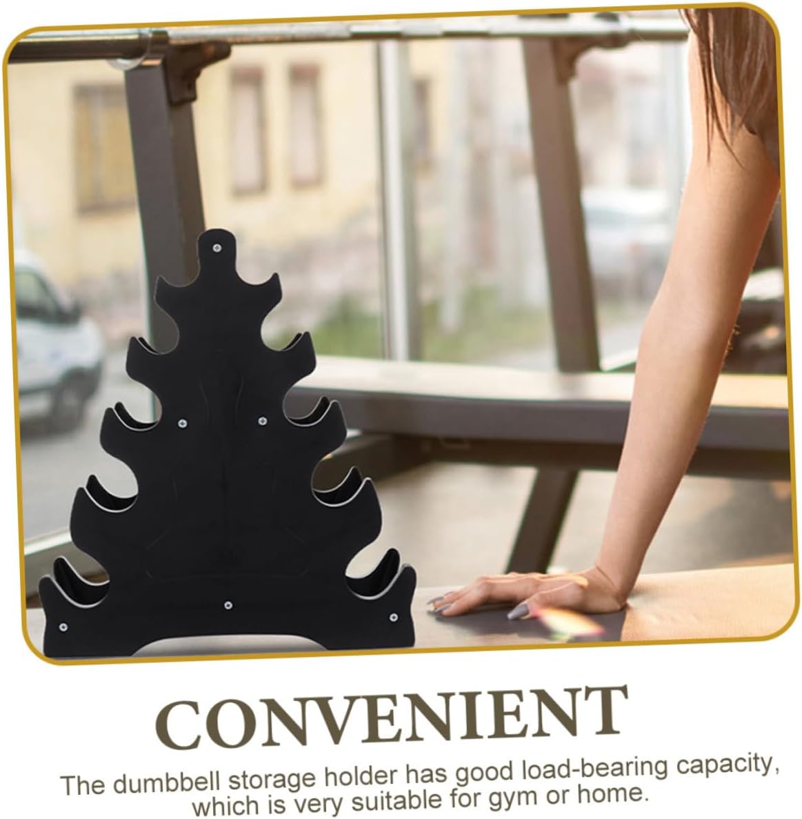 2pcs Multi Dumbbell Rack Weight Holder for Home -saving Vertical Storage for Dumbbells Design High Load Capacity