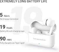 ANFIER M6: Навушники-перекладач з 71 мовою, 0.5с синхронний переклад, Hi-Fi звук для дзвінків/музики — фото 5