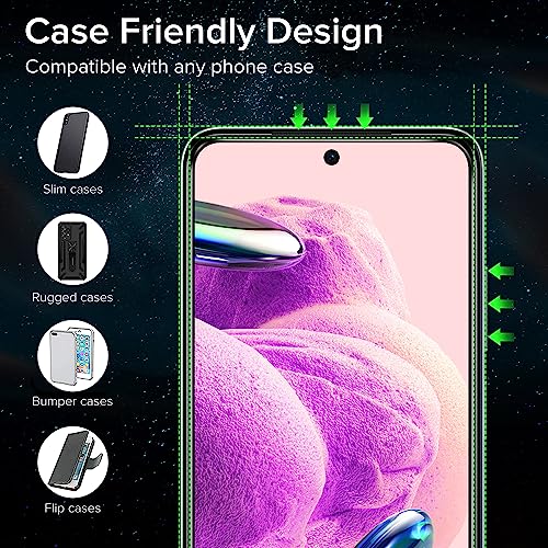 IVoler 3+3 Pezzi Vetro Temperato per Xiaomi Redmi