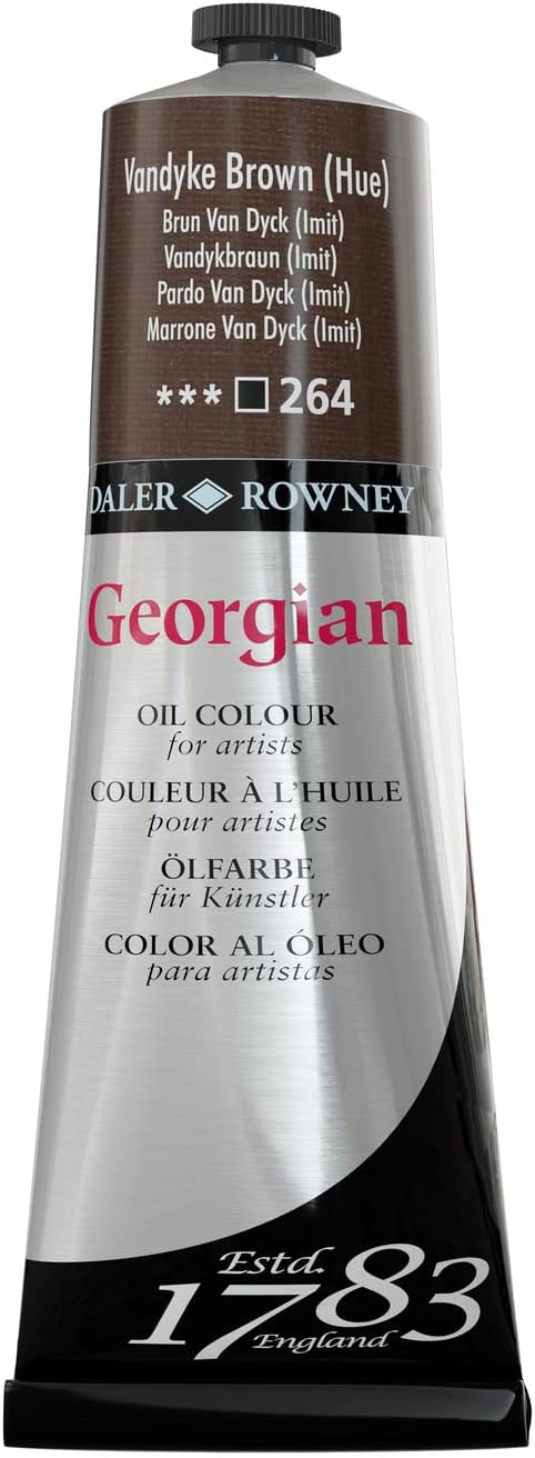 Georgian Oil Colour 225ml - Vandyke Brown Hue
