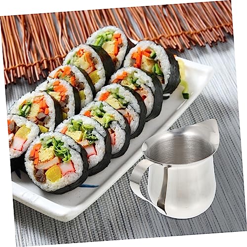 Artibetter 6 Peças De Copo De Leite Em Aço Inoxidável Copo Para Espuma De Leite Jarro De Leite Tiros