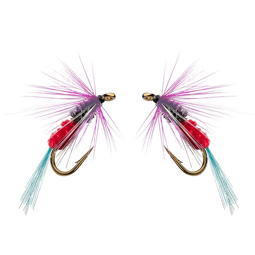 Qitewwrme 20Pcs/Box Fly Fishing Lures Griffith Midges Bionics Ant Bass Salmon Trouts Flies Artificial Insect Fishing Bait 3Styles (Style C)