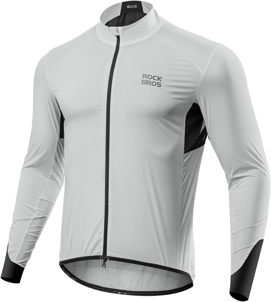 ROCKBROS Windbreaker for Women and Men - Lightweight Reflective Running and Cycling Jacket