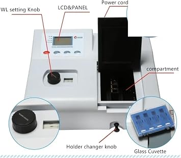 Window Tint Meter UV-Vis Spectrophotometer for Basic Transmission Measurement, 721N 722N 752N(721N)