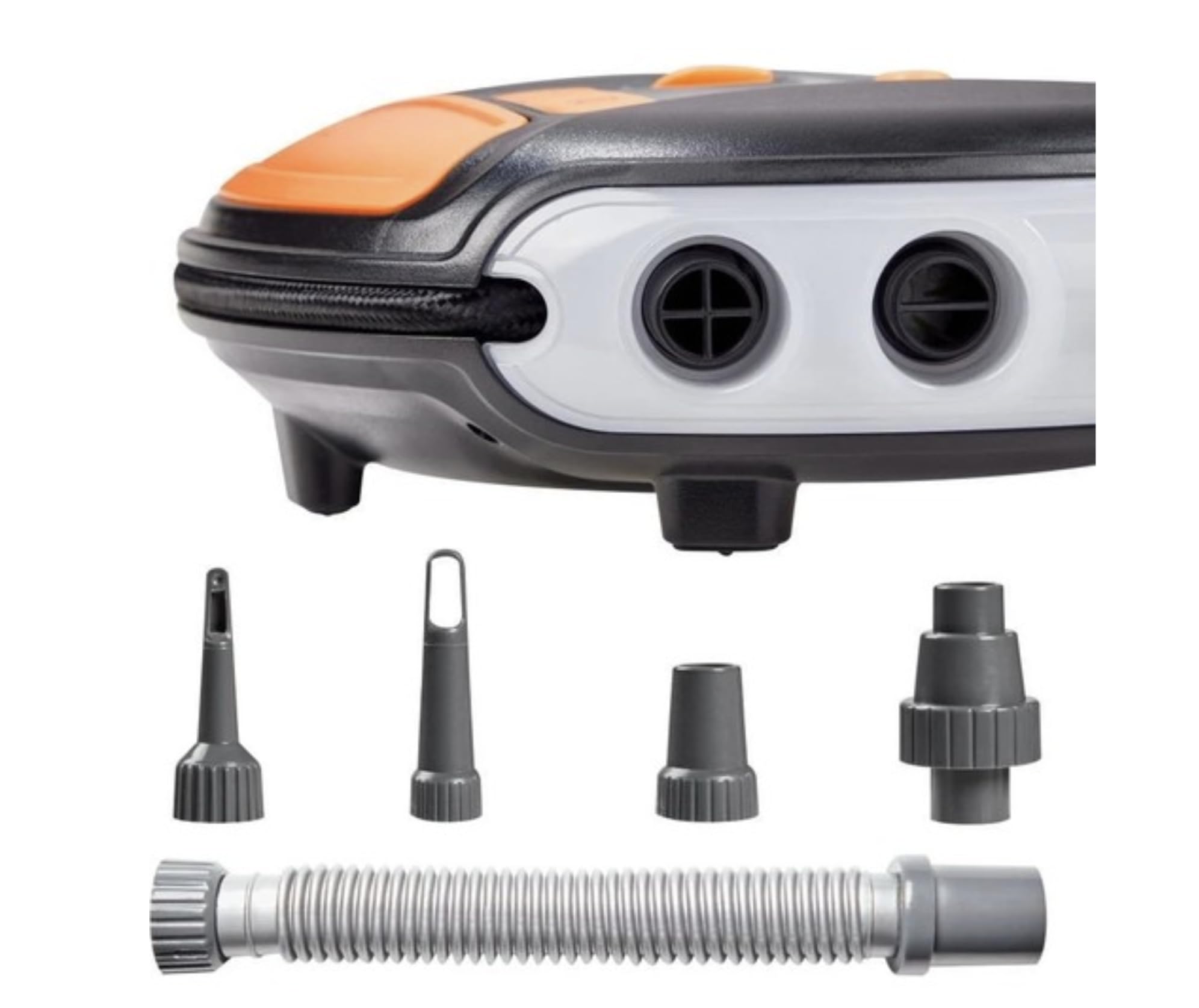 OSRAM TYREinflate 6000, kabelloser, wiederaufladbarer Reifenfüller und Luftpumpe mit LED-Licht und Luftablassfunktion, tragbarer Kompressor, Auto-Stopp, Stromanschluss über 12-V-Steckdose im Auto | Luftpumpe mit LED-Licht und Luftablassfunktion, tragbarer