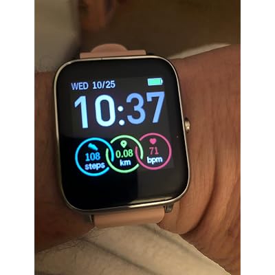 Buy Rinsmola 2021 Smart Watch for AndroidiOS Phones,1.4'' Full Touch Screen  Fitness Tracker for Men,Women,Smartwatch with Heart RateSleep Monitor,IP67  Waterproof Fitness Watch Compatible iPhone Samsung Online in Indonesia.  B08TZQSLNS