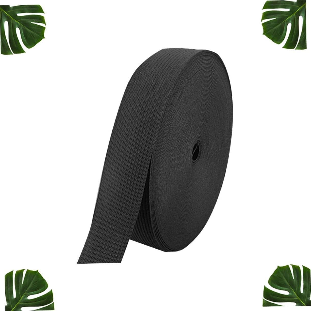 Tofficu Polyester Material Stretch Bands Elastic Band Black Elastic Sewing Clothing Accessories Wide