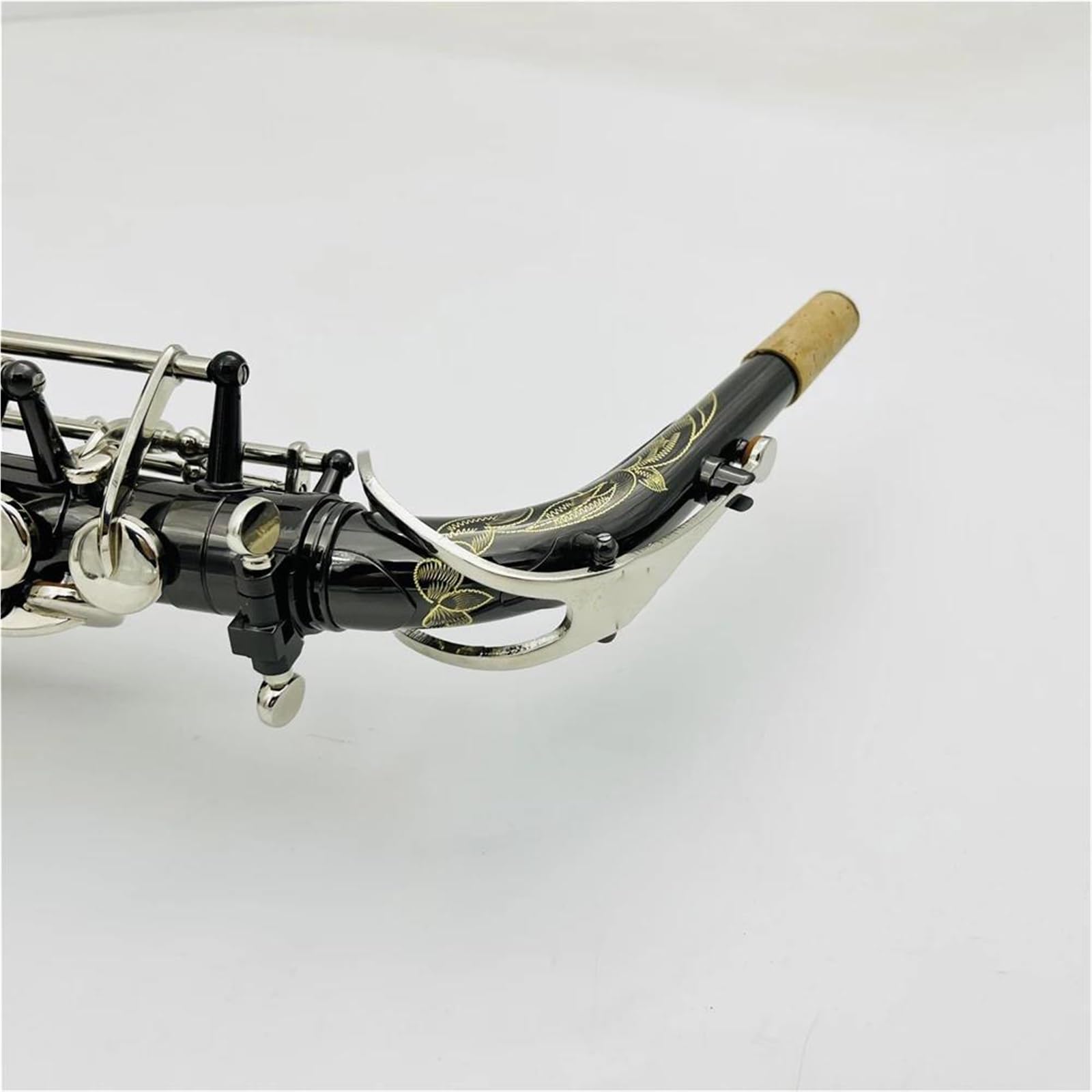 Alto Sax Professional E Flat Instrument Dęty Drewniany Czarny Nikiel Grawerunek Z Akcesoriami Do Futerału Saksofon