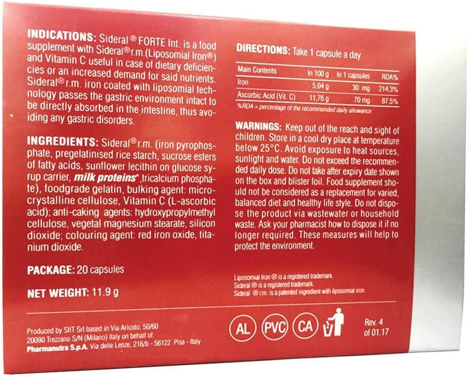 Sideral Forte Capsules,20's