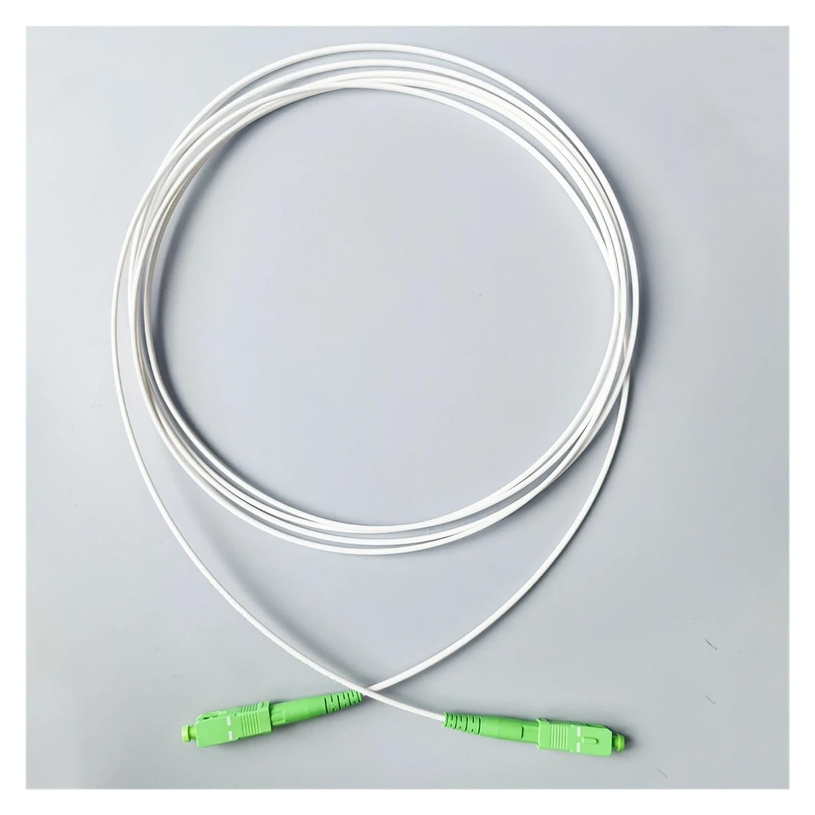 Kabel światłowodowy SC/APC do SC/APC o długości 3 m, wewnętrzny kabel przyłączeniowy FTTH(300cm APC With Adapter)