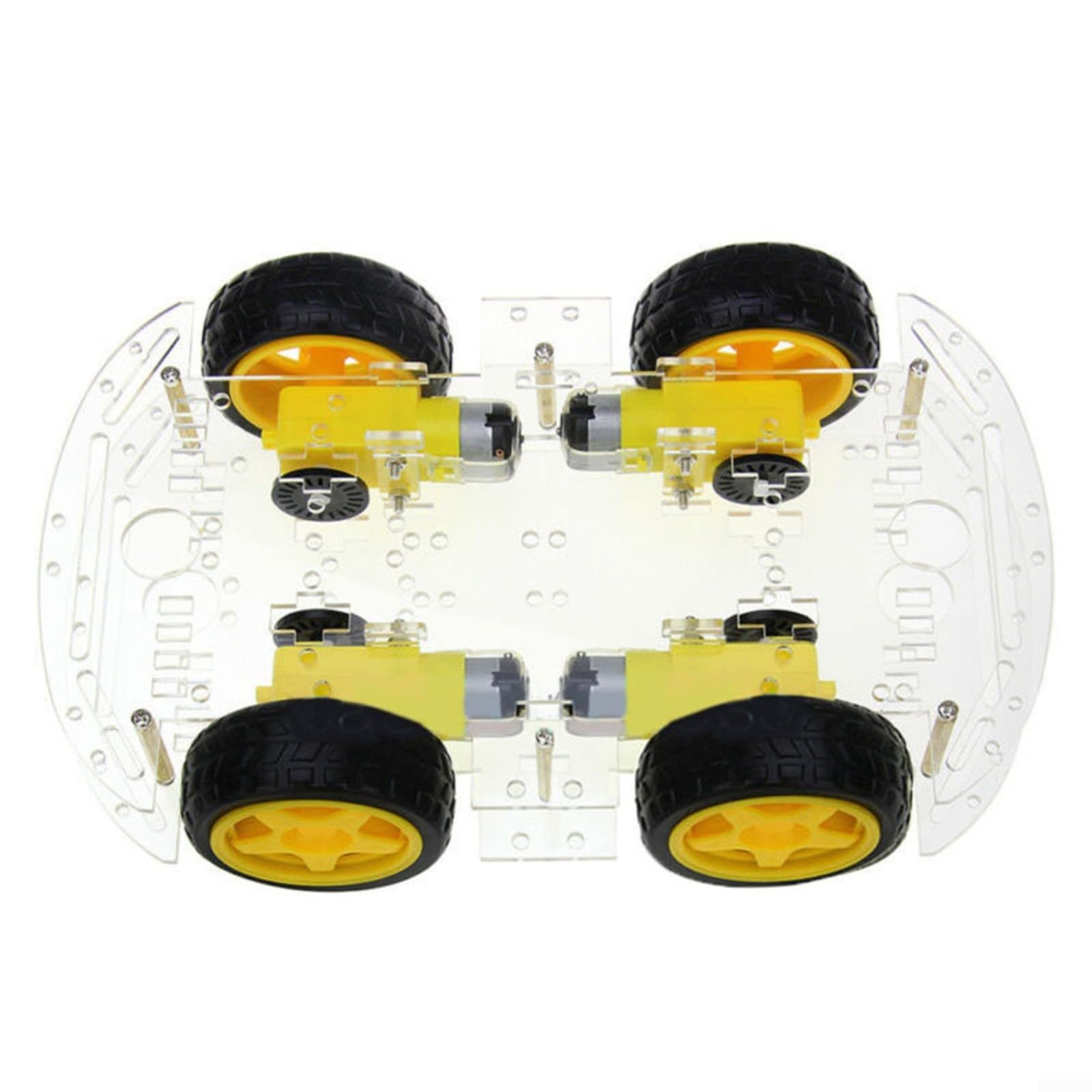Kit de construction de robot 4WD Smart Car Chassis Kit voiture avec capteur de vitesse pour Arduino