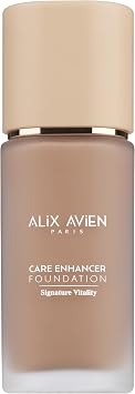 Alix Avien Anti-Wrinkle Moisturizer SPF30 Bright Finish Foundation Care Enhancer 818 Golden Honey