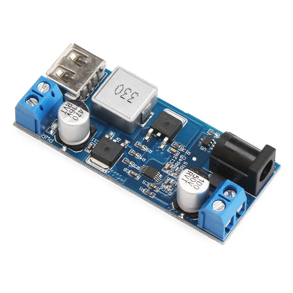Konwerter Zasilacz Step-Down 12 V / 24 V do 5 V 5 A - Regulator Napięcia DC 9 V-36 V Wejście do DC 5 V-5,3 V 3,5-6 A Transformator