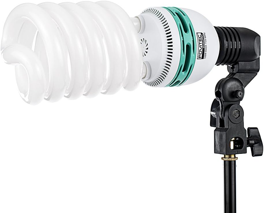 Lowest Price Fovitec - 6x 105 Watt Daylight Fluorescent Light Bulb for Video & Photography - [6 Pack][105 W][CFL][90+ CRI][5500K Full Spectrum]