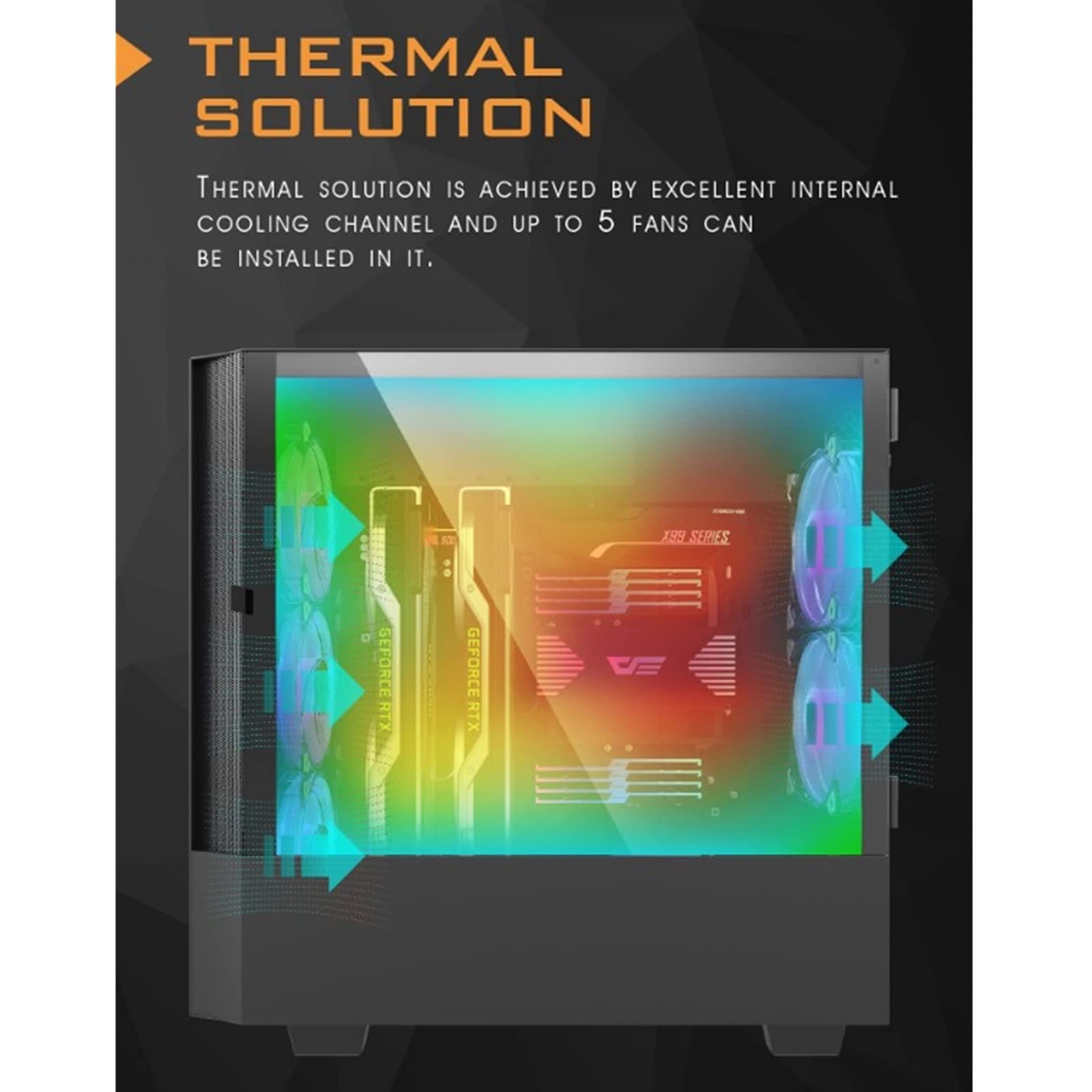 Amazon.co.jp: ミドルタワーPCケース ATXデスクトップコンピューター