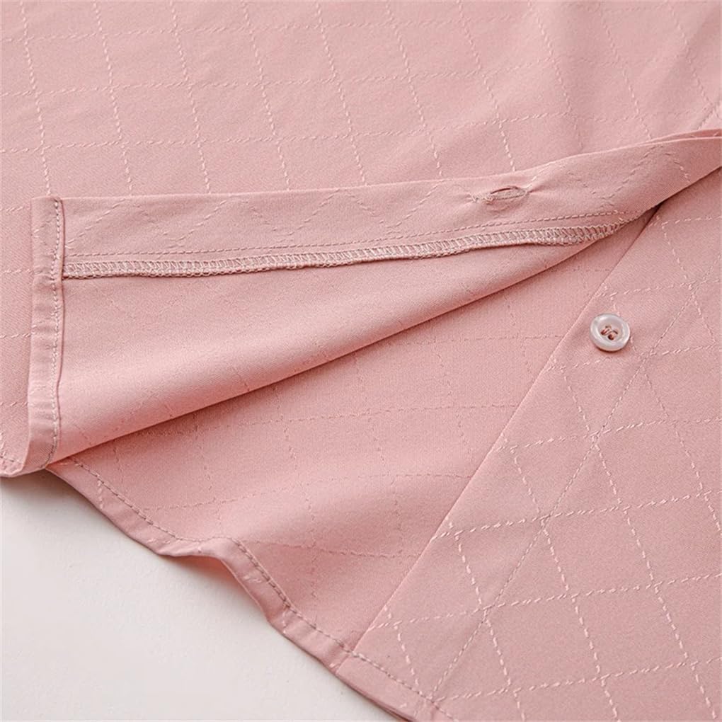 Women's Solid Color Single Breasted Lapel Office Shirt